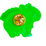 BRASIL - PIN EMBORRACHADO - CAPIVARA - VERDE